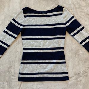 Tommy Hilfiger Blue & Gray Sweater